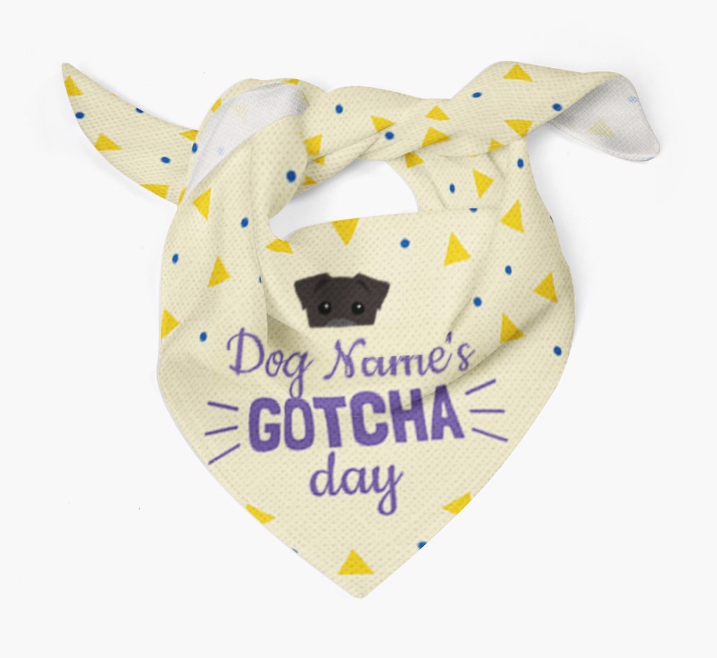 'Gotcha Day' - Personalized {breedFullName} Bandana