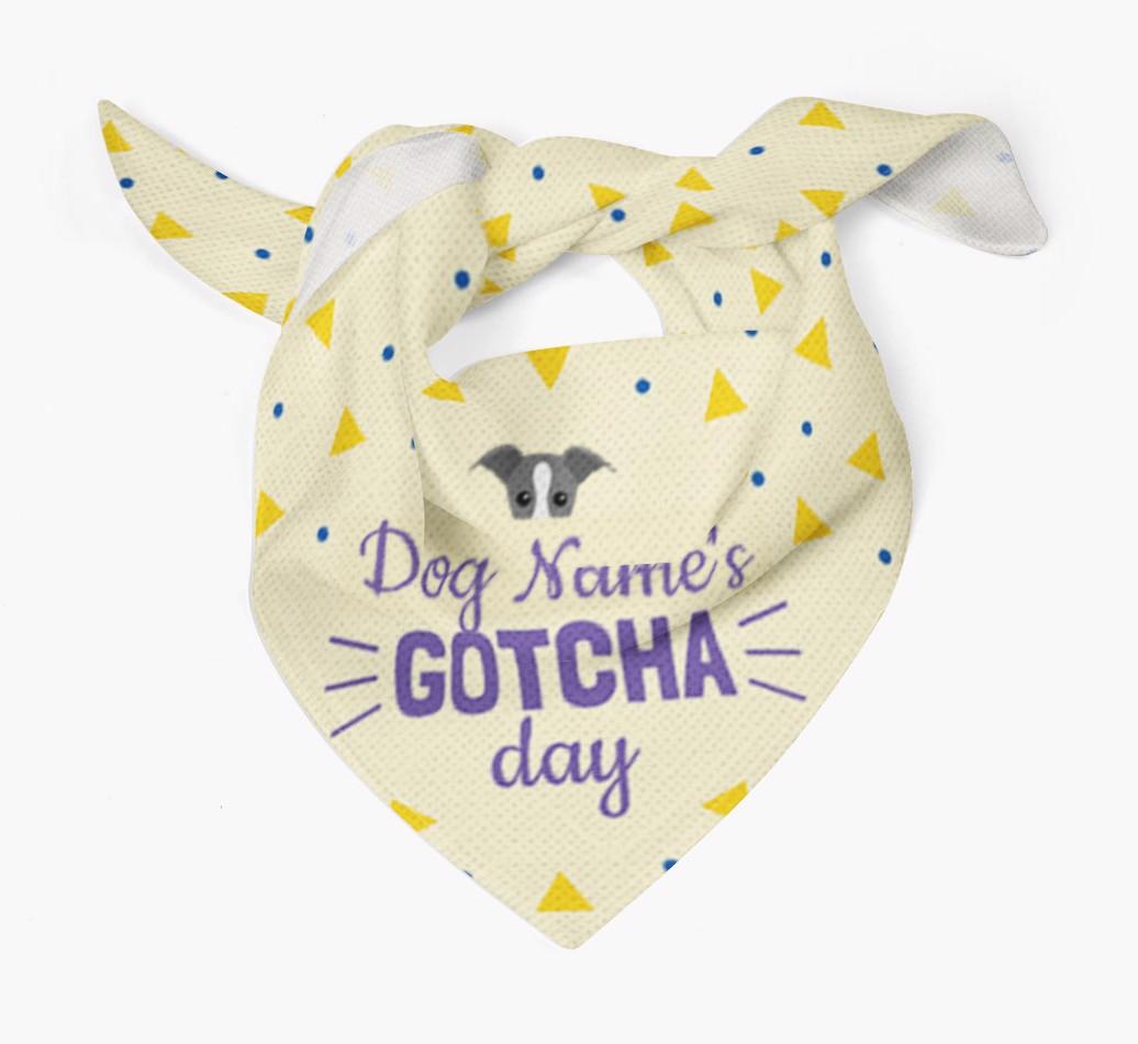 'Gotcha Day' - Personalized {breedFullName} Bandana
