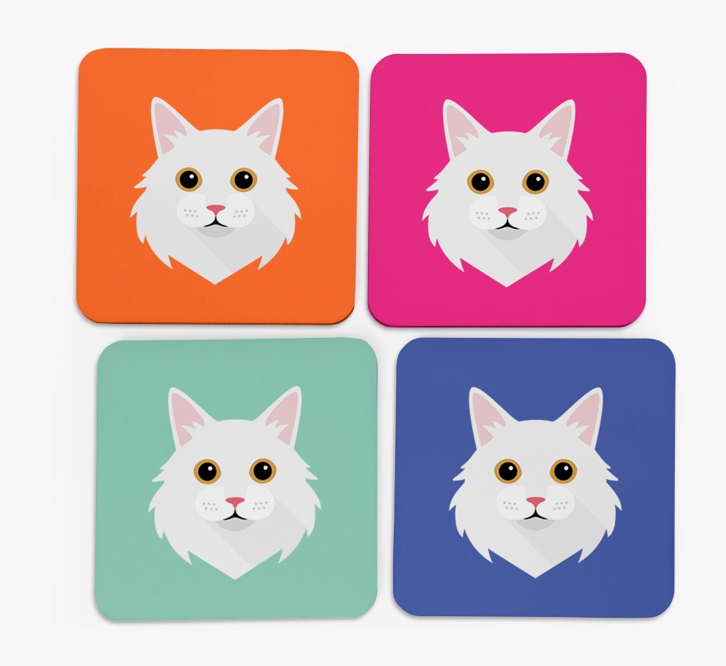 '{breedCommonName} Icon' - Personalised {breedFullName} Coasters (Set of 4)