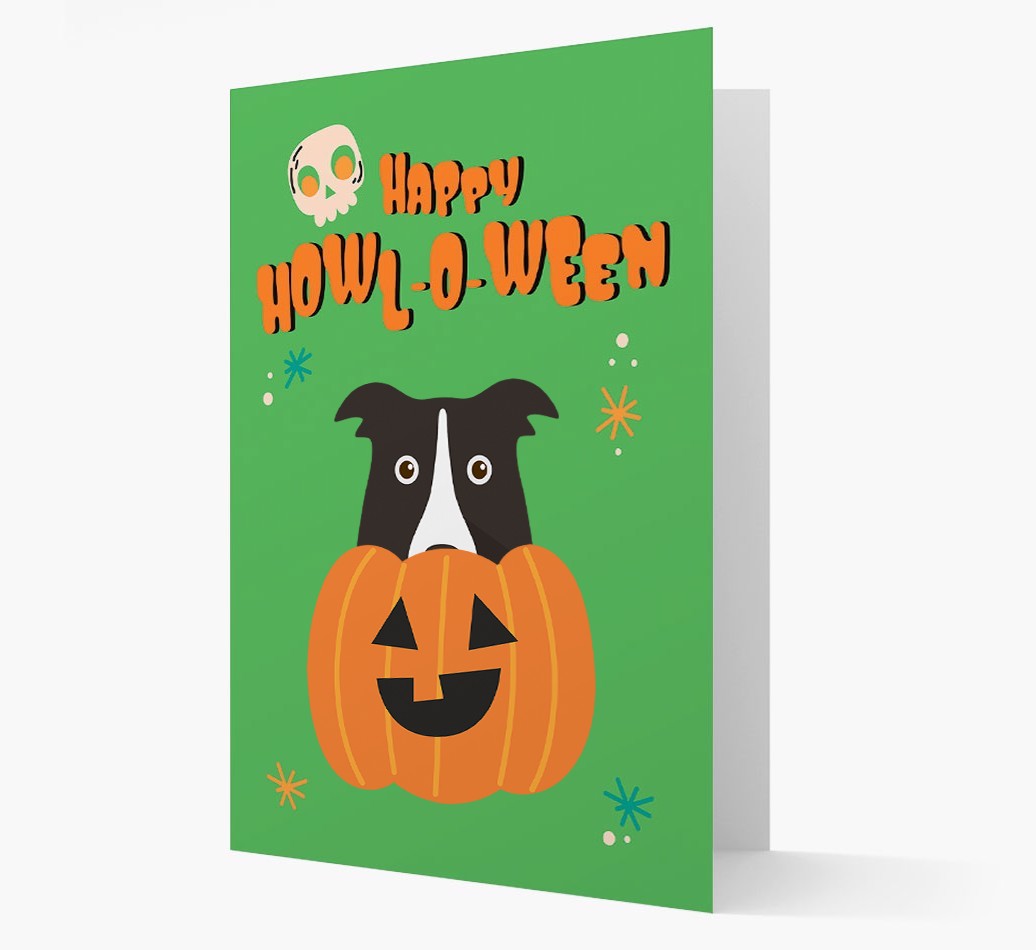 'Happy Halloween' - Card with {breedFullName} Icon
