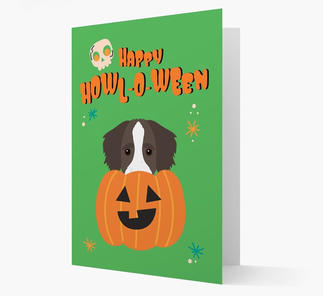 'Happy Halloween' - Card with {breedFullName} Icon