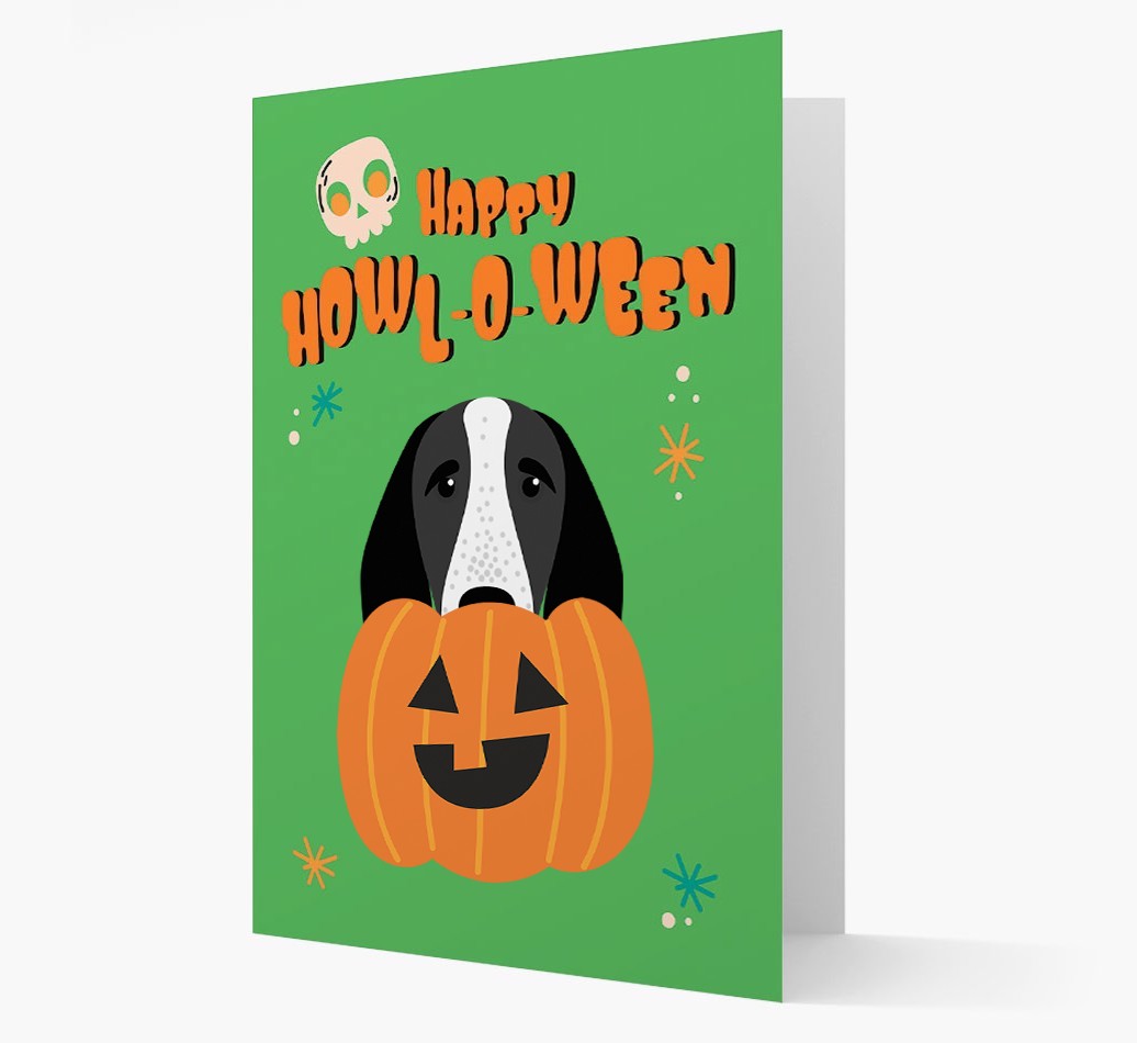 'Happy Halloween' - Card with {breedFullName} Icon
