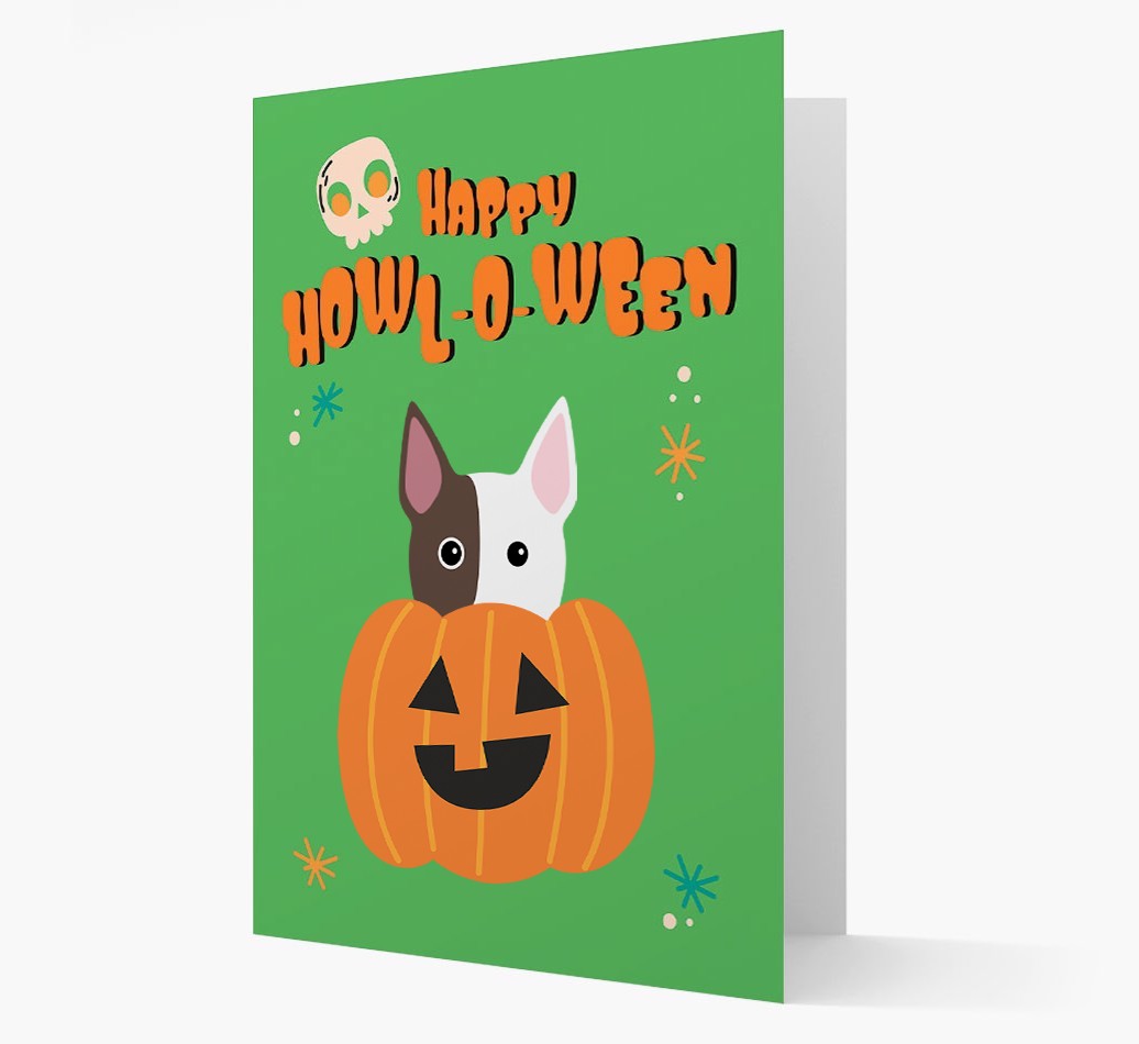 'Happy Halloween' - Card with {breedFullName} Icon