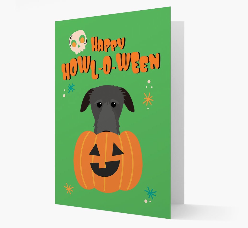 'Happy Halloween' - Card with {breedFullName} Icon