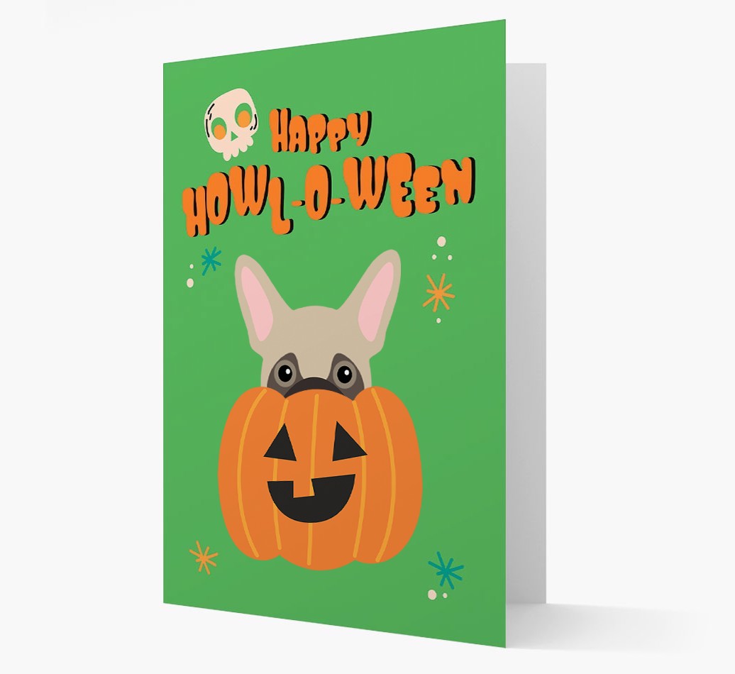 'Happy Halloween' - Card with {breedFullName} Icon