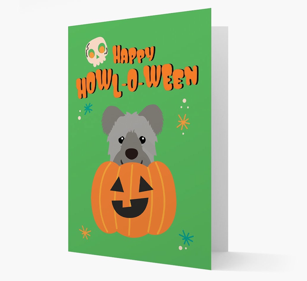 'Happy Halloween' - Card with {breedFullName} Icon