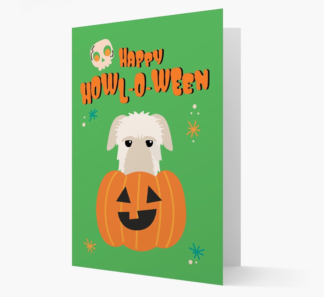 'Happy Halloween' - Card with {breedFullName} Icon