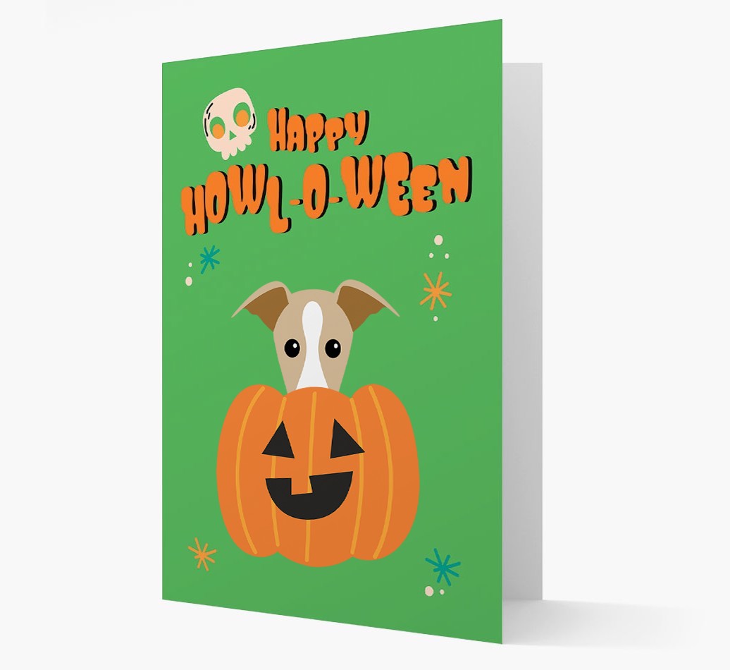 'Happy Halloween' - Card with {breedFullName} Icon