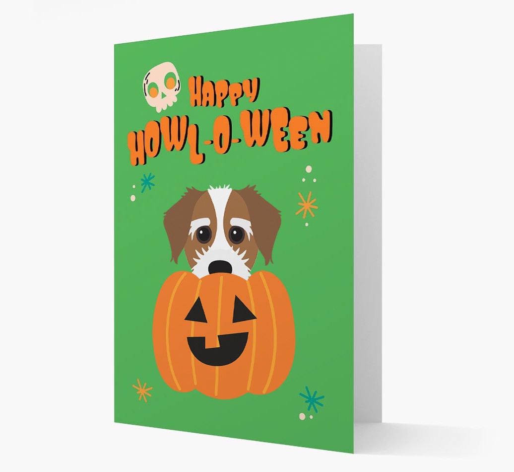'Happy Halloween' - Card with {breedFullName} Icon