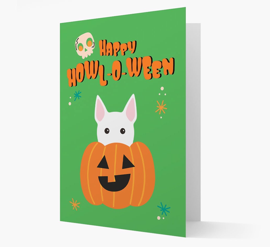 'Happy Halloween' - Card with {breedFullName} Icon