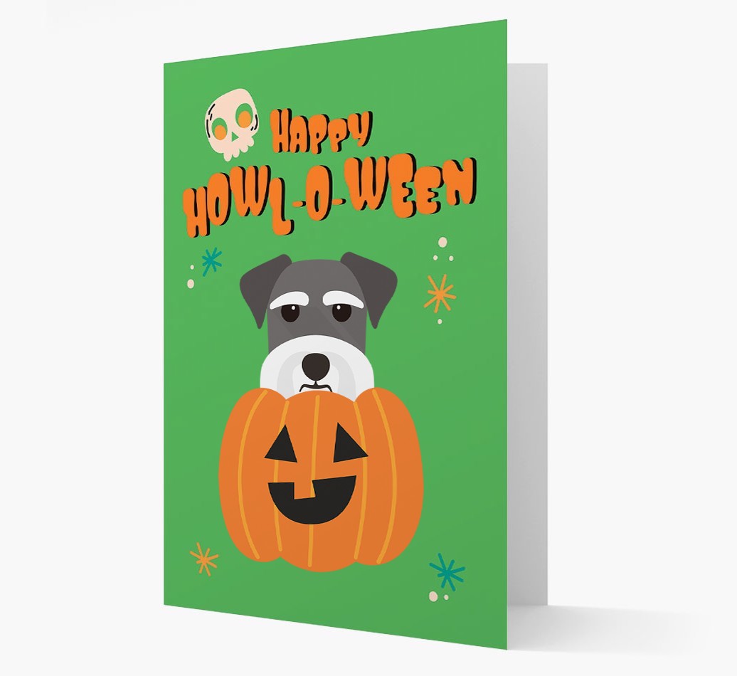 'Happy Halloween' - Card with {breedFullName} Icon