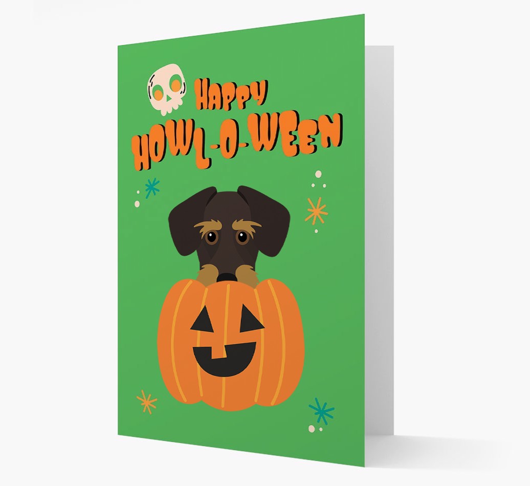 'Happy Halloween' - Card with {breedFullName} Icon