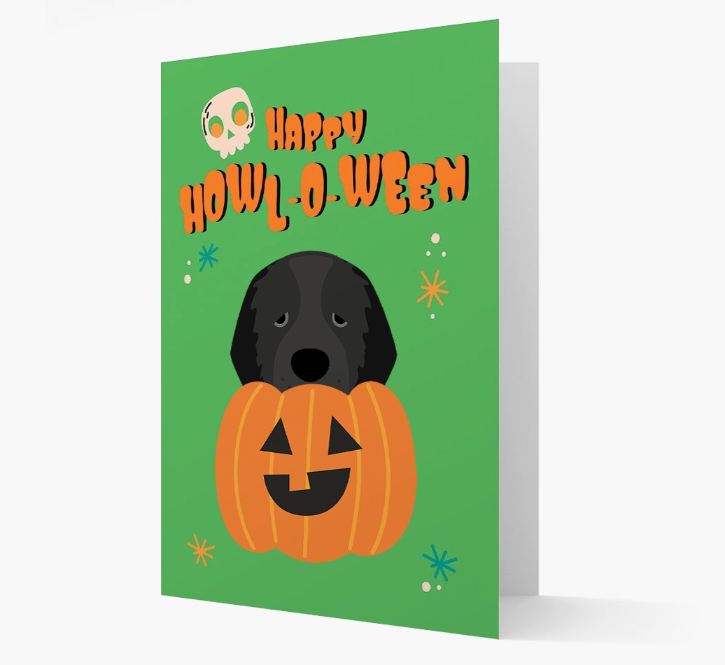 'Happy Halloween' - Card with {breedFullName} Icon