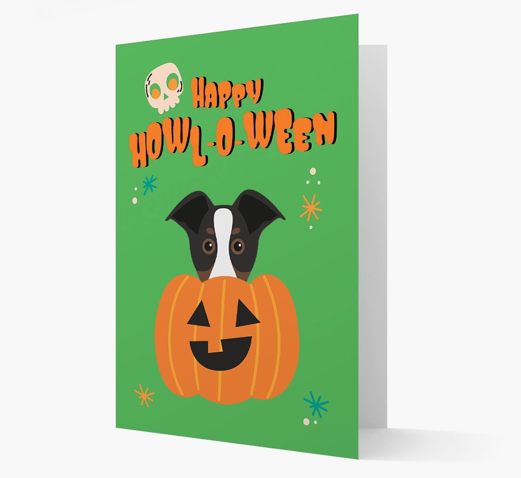 'Happy Halloween' - Card with {breedFullName} Icon