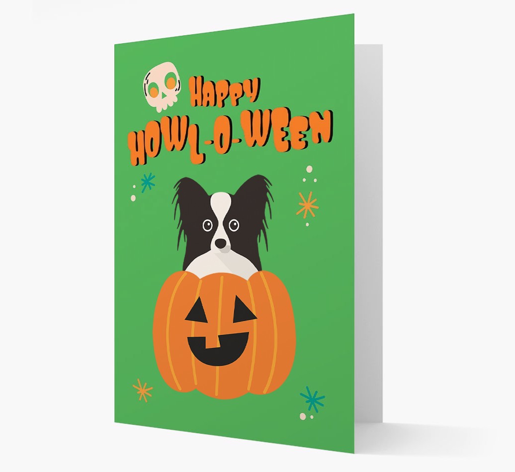 'Happy Halloween' - Card with {breedFullName} Icon