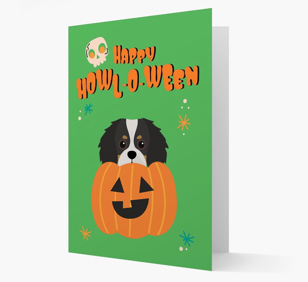 'Happy Halloween' - Card with {breedFullName} Icon