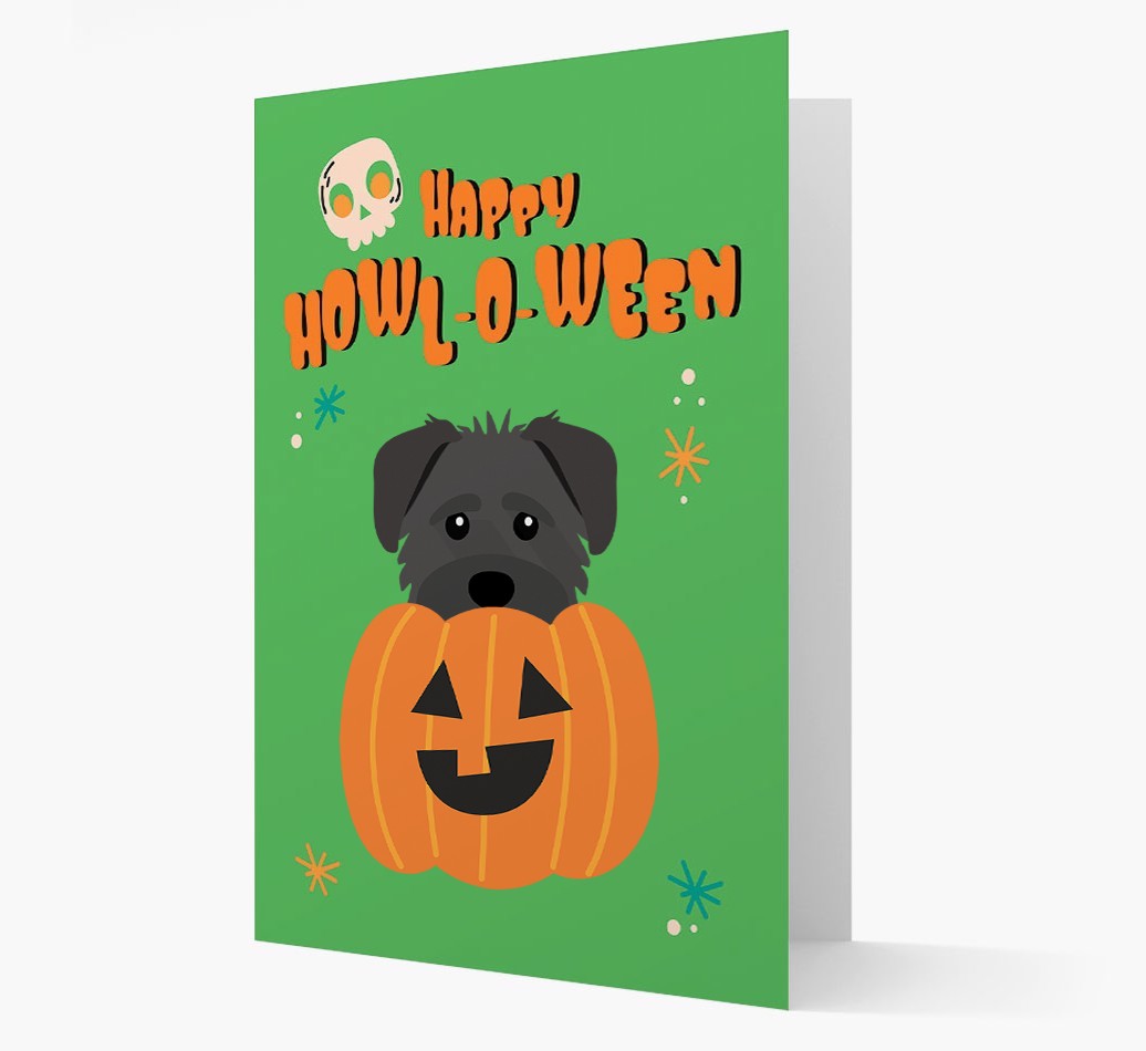 'Happy Halloween' - Card with {breedFullName} Icon