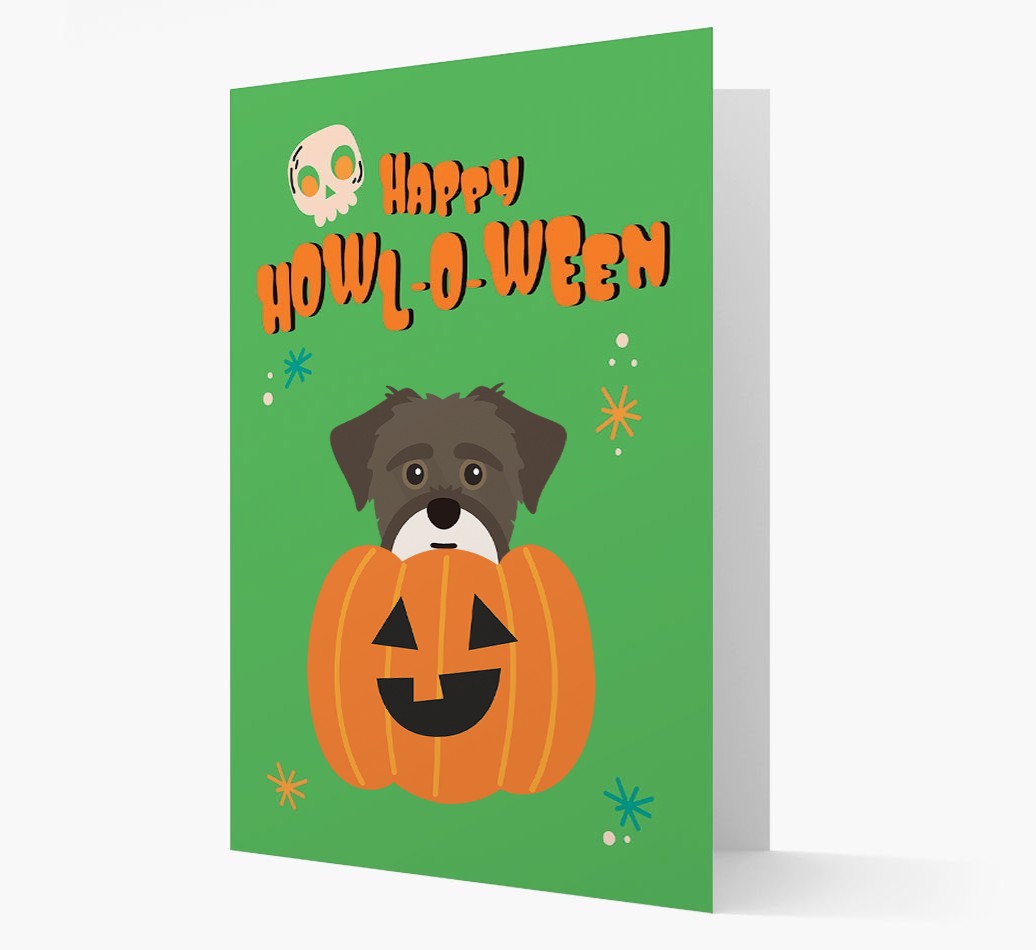 'Happy Halloween' - Card with {breedFullName} Icon
