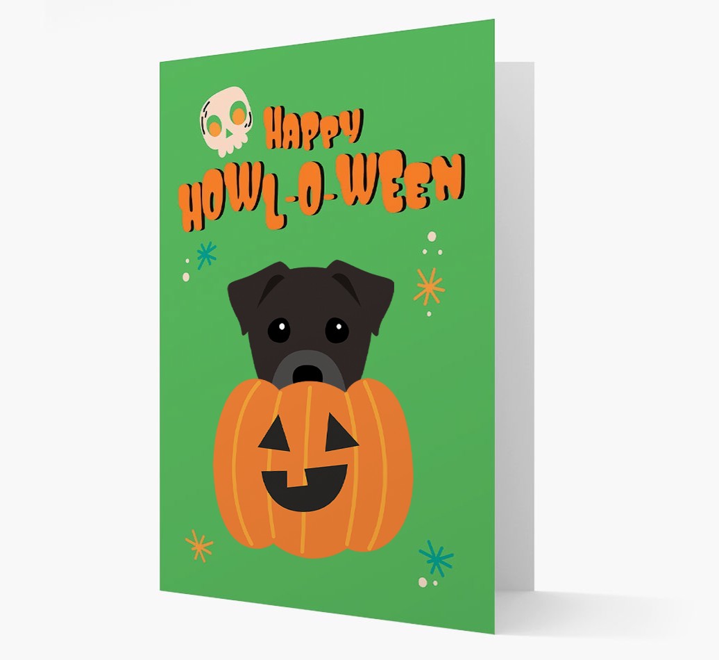 'Happy Halloween' - Card with {breedFullName} Icon