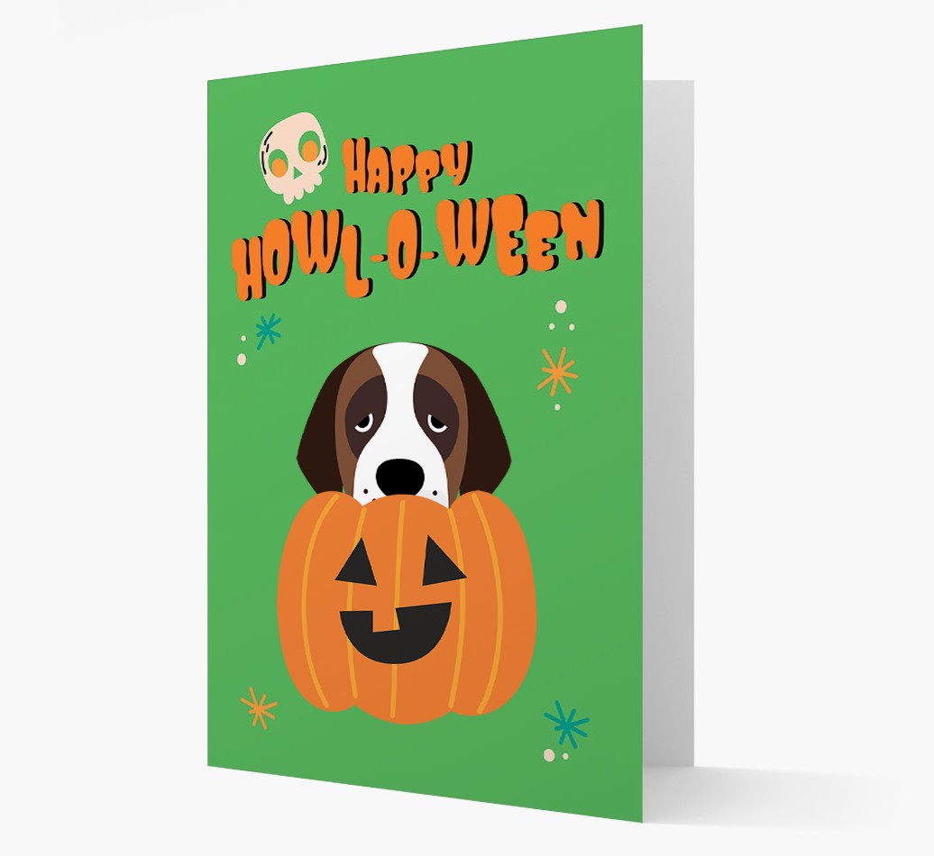 'Happy Halloween' - Card with {breedFullName} Icon
