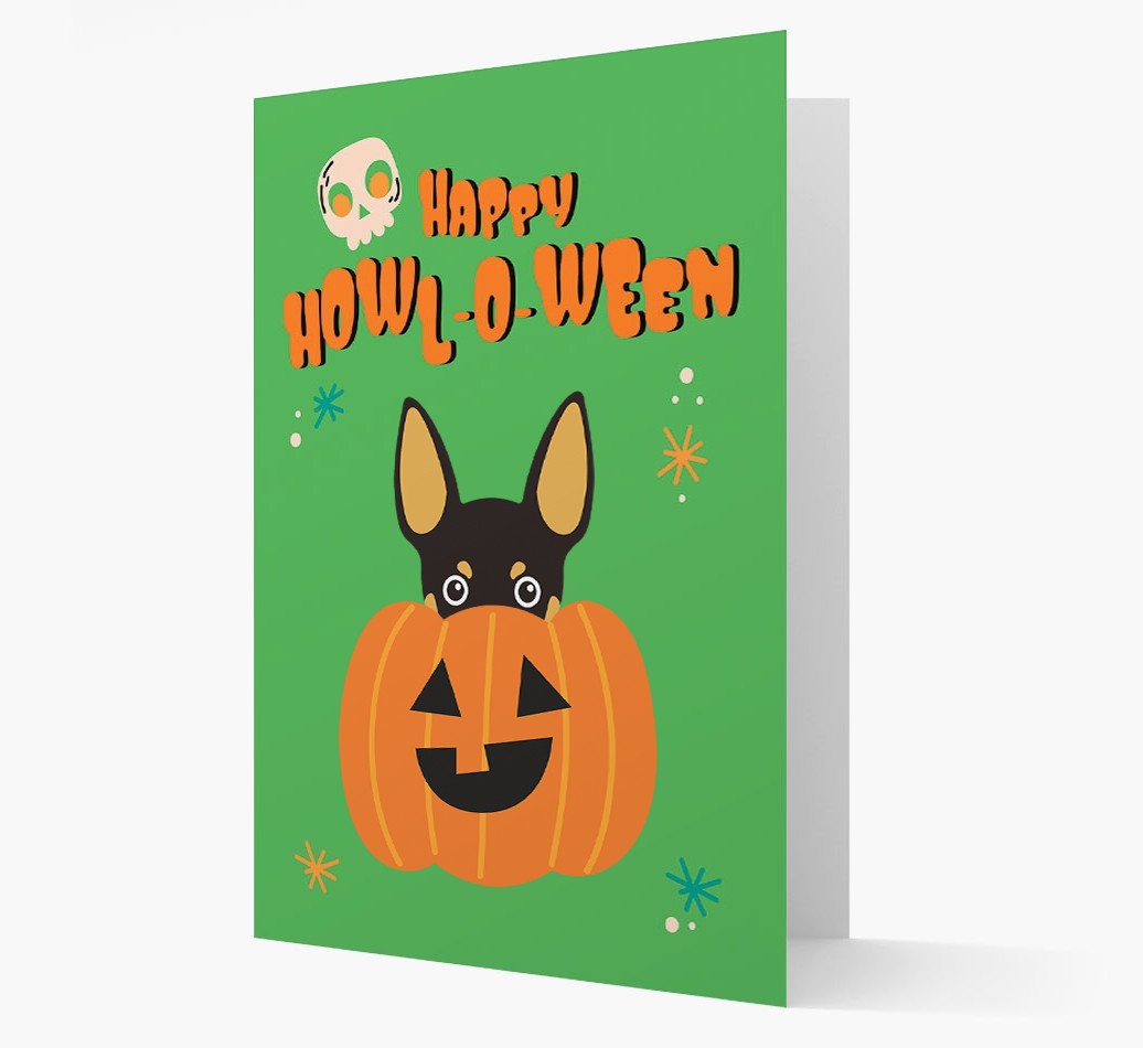 'Happy Halloween' - Card with {breedFullName} Icon