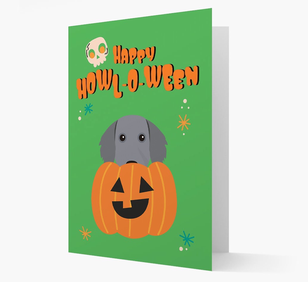 'Happy Halloween' - Card with {breedFullName} Icon