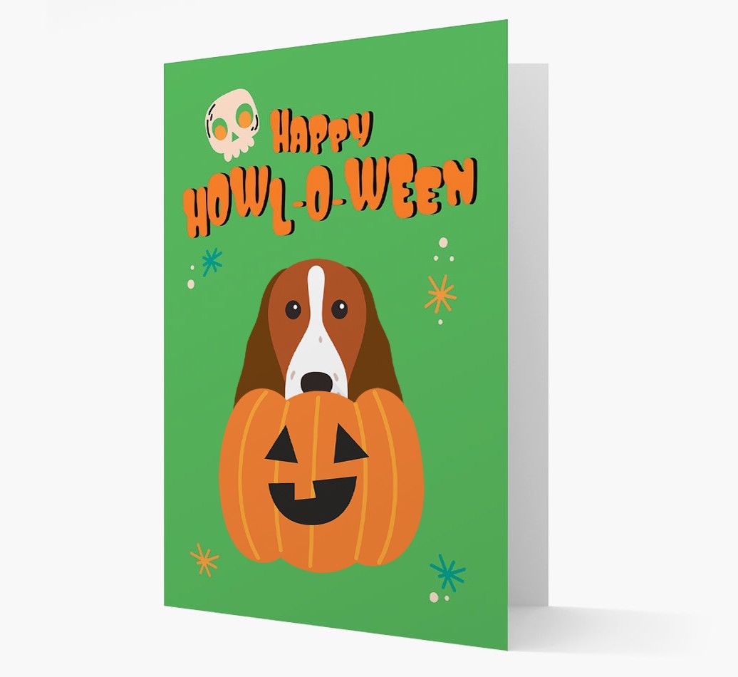 'Happy Halloween' - Card with {breedFullName} Icon