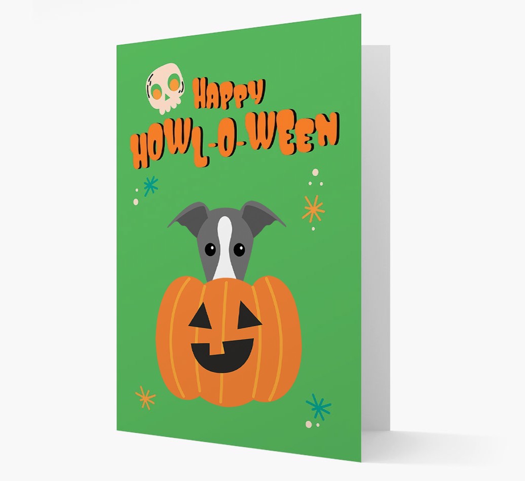 'Happy Halloween' - Card with {breedFullName} Icon