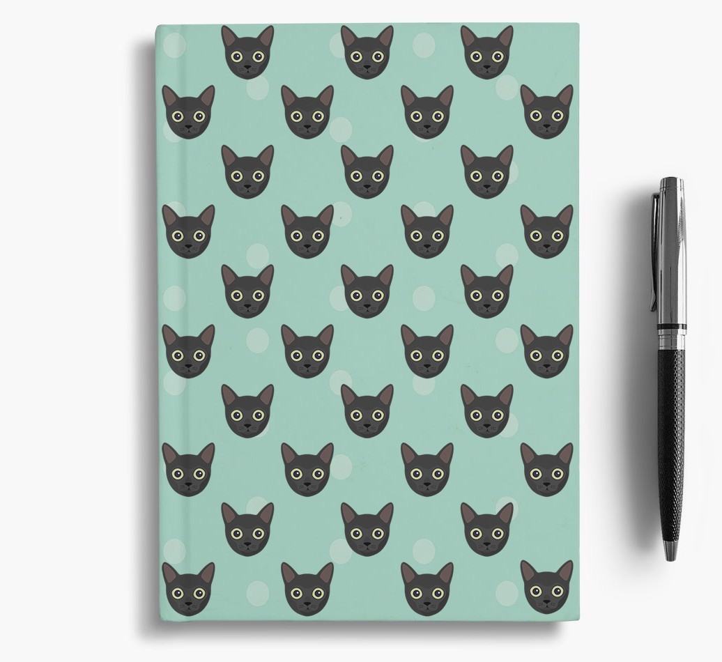 '{breedFullName} Icon Pattern' - Personalised {breedFullName} Notebook