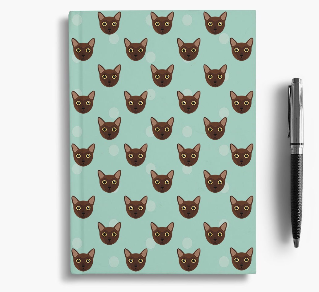 '{breedFullName} Icon Pattern' - Personalised {breedFullName} Notebook