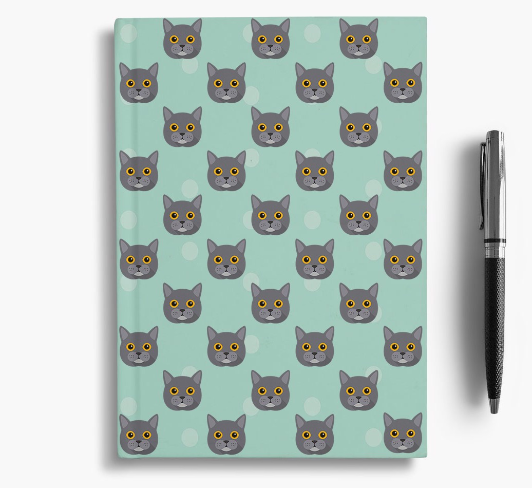 '{breedFullName} Icon Pattern' - Personalised {breedFullName} Notebook
