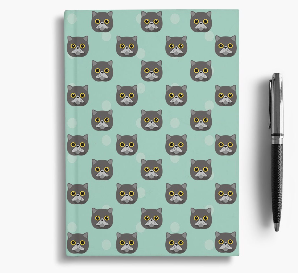'{breedFullName} Icon Pattern' - Personalised {breedFullName} Notebook