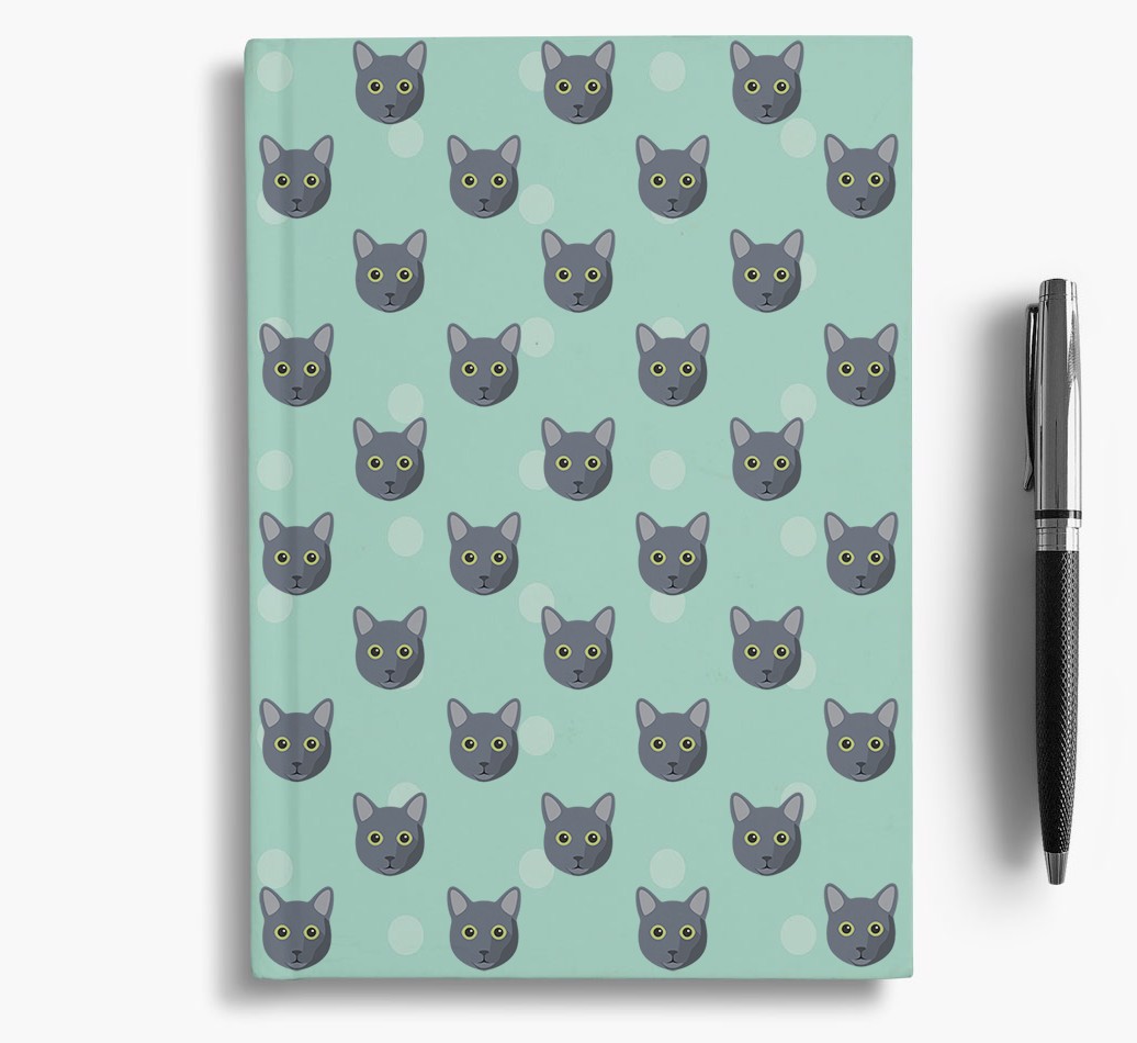 '{breedFullName} Icon Pattern' - Personalised {breedFullName} Notebook