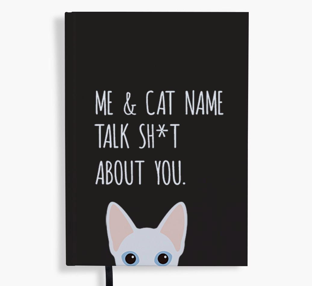 Talk Sh*t About You: Personalised {breedCommonName} Notebook