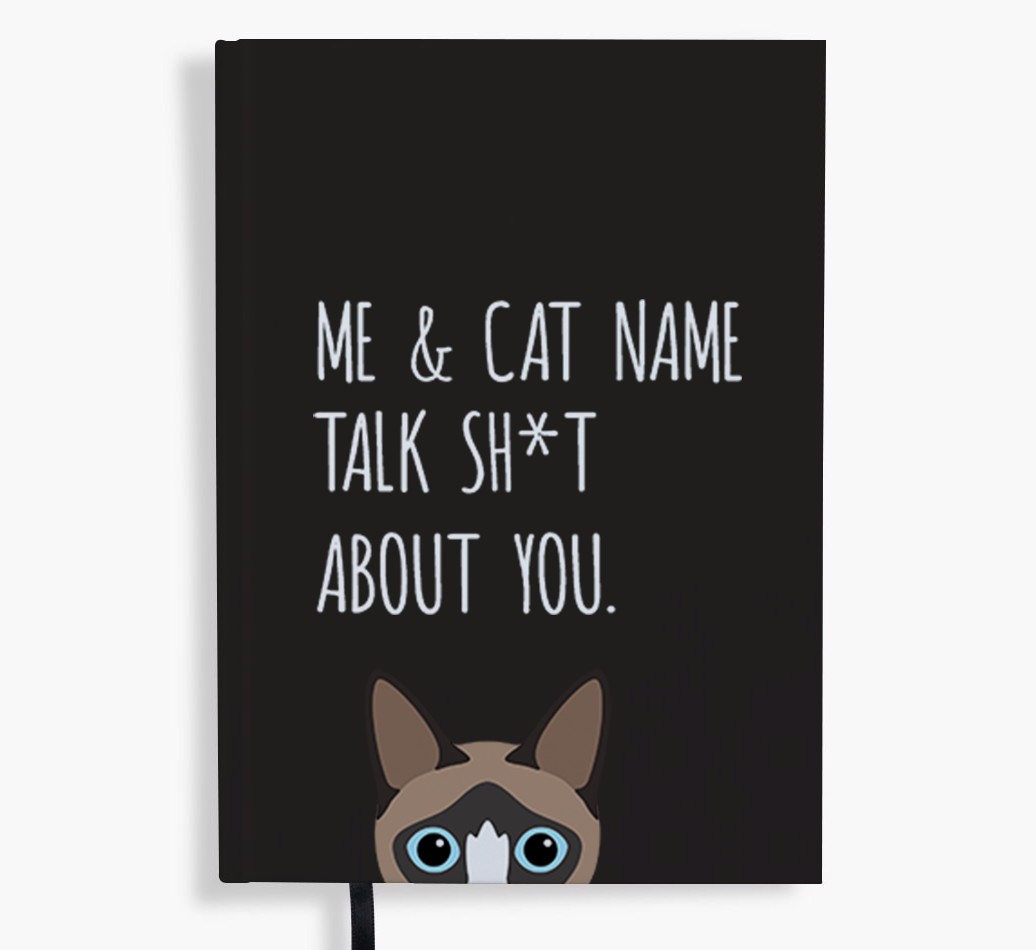 Talk Sh*t About You: Personalised {breedCommonName} Notebook