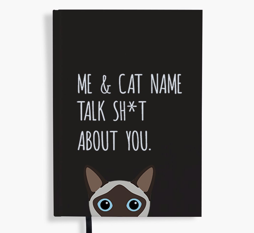 Talk Sh*t About You: Personalised {breedCommonName} Notebook
