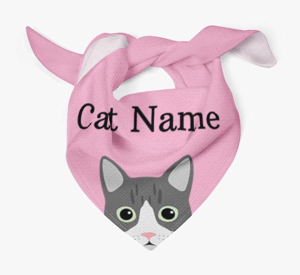 'Peeking' Icon - Personalised {breedFullName} Bandana
