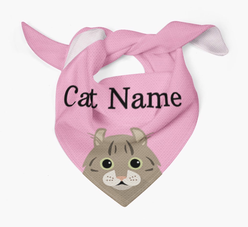 'Peeking' Icon - Personalised {breedFullName} Bandana