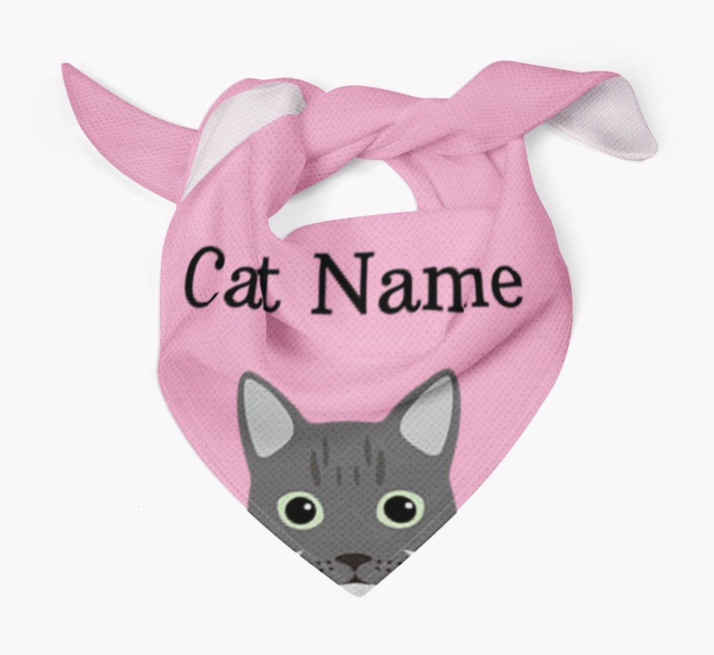 'Peeking' Icon - Personalized {breedFullName} Bandana