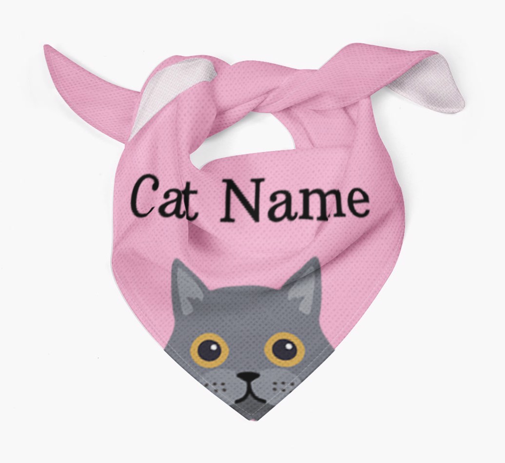 'Peeking' Icon - Personalised {breedFullName} Bandana