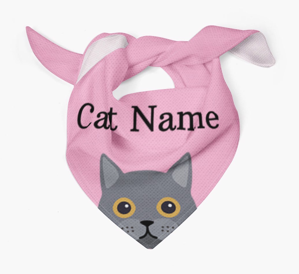 'Peeking' Icon - Personalised {breedFullName} Bandana