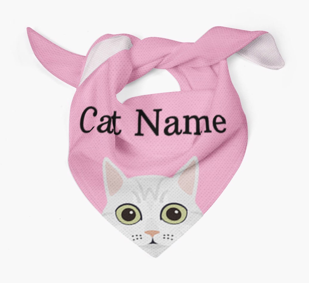'Peeking' Icon - Personalised {breedFullName} Bandana