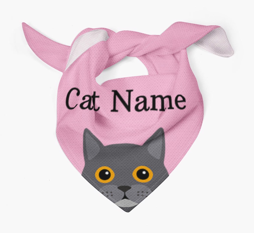 'Peeking' Icon - Personalised {breedFullName} Bandana