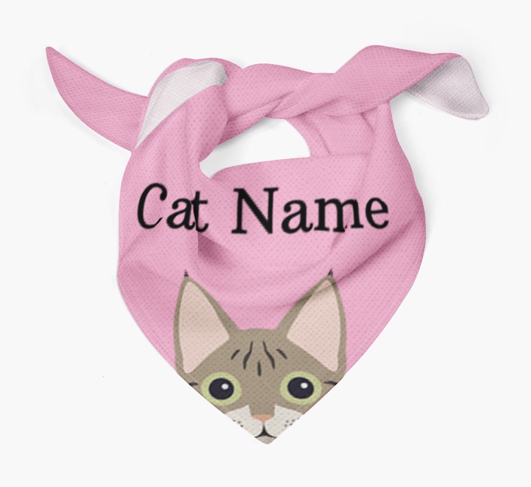 'Peeking' Icon - Personalised {breedFullName} Bandana