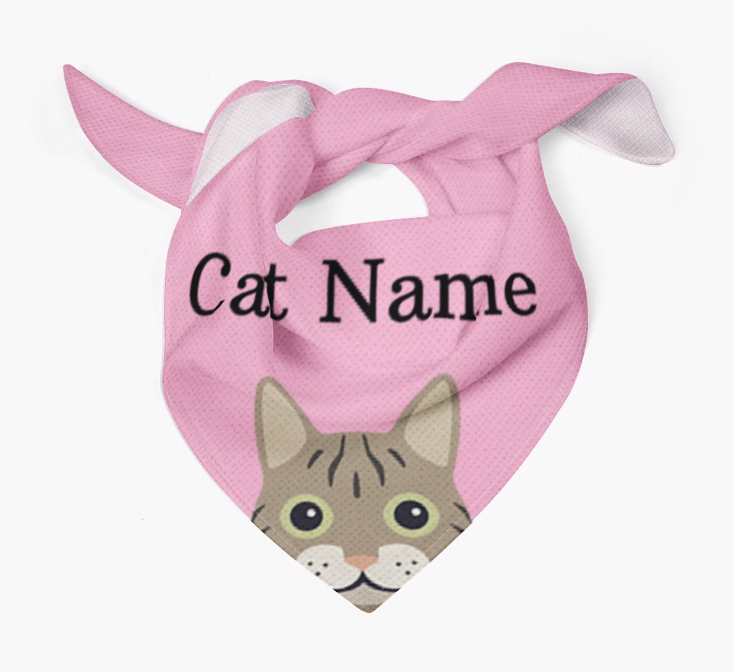 'Peeking' Icon - Personalised {breedFullName} Bandana