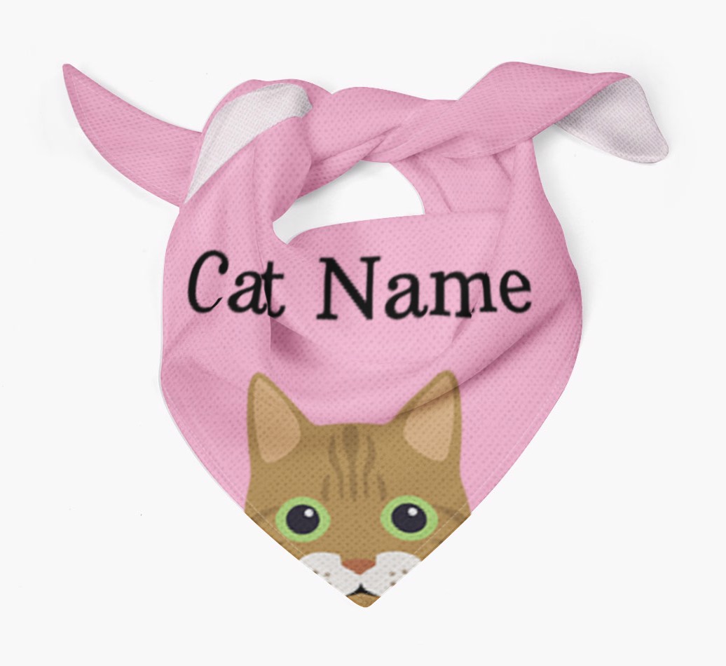 'Peeking' Icon - Personalised {breedFullName} Bandana