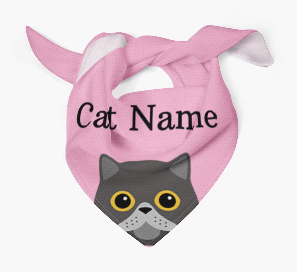 'Peeking' Icon - Personalised {breedFullName} Bandana