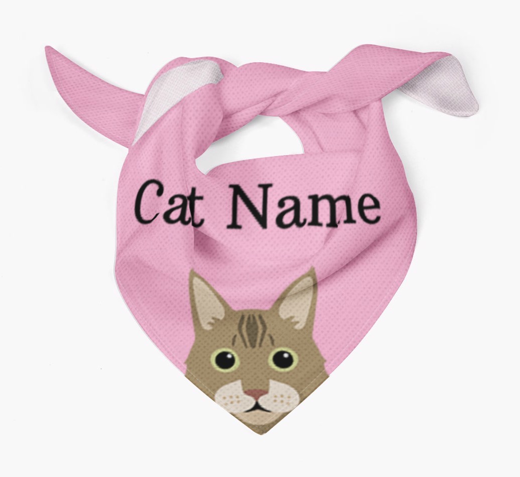 'Peeking' Icon - Personalised {breedFullName} Bandana