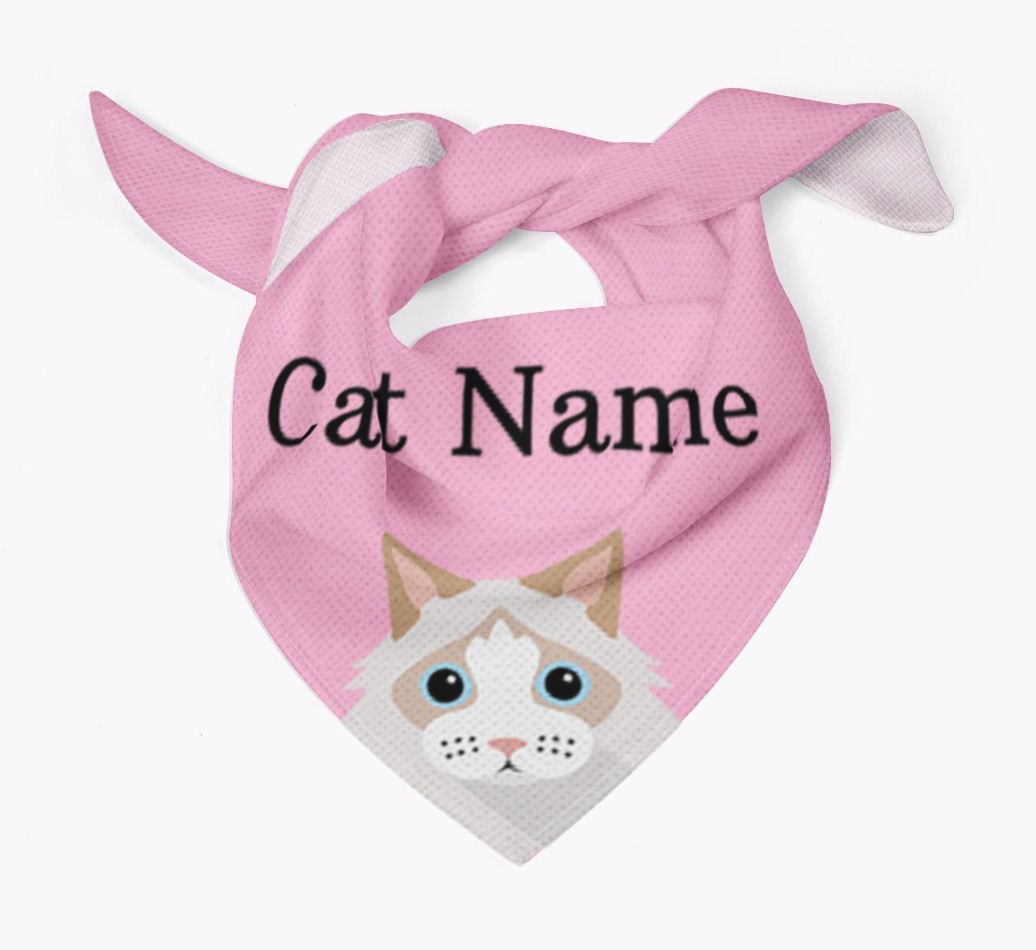 'Peeking' Icon - Personalised {breedFullName} Bandana