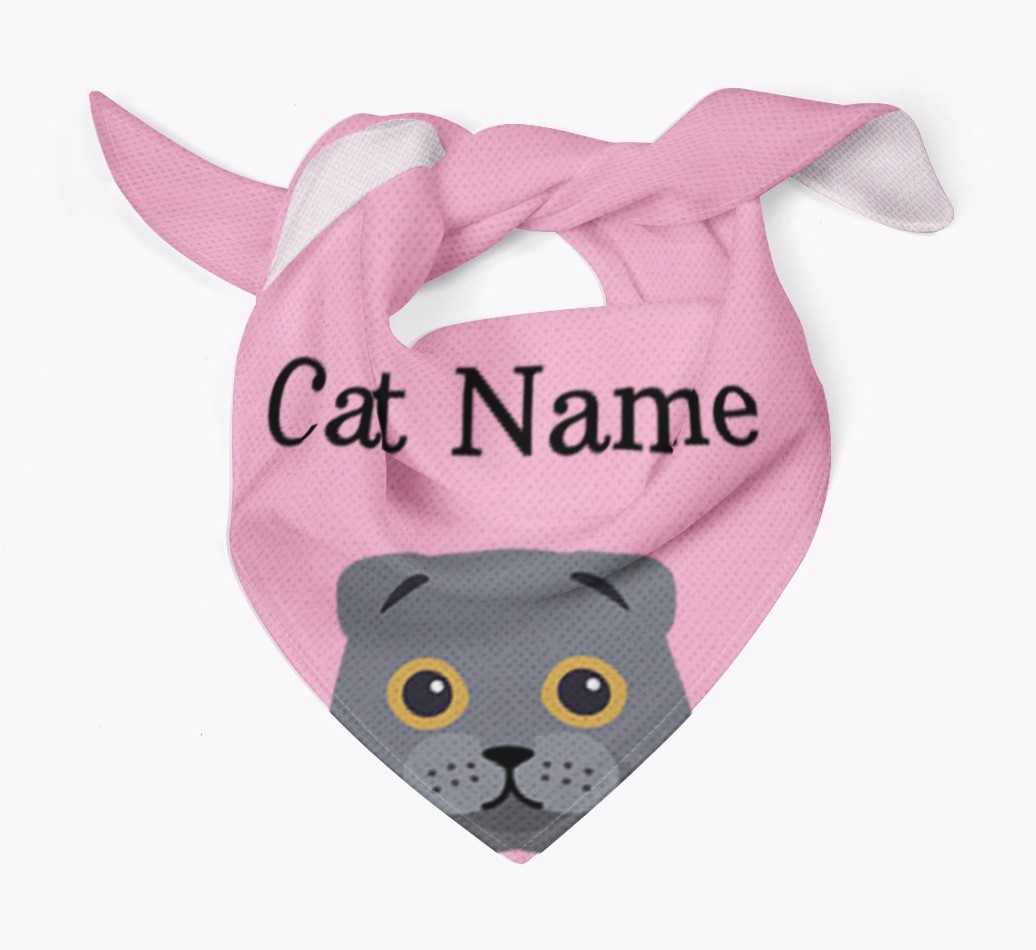 'Peeking' Icon - Personalised {breedFullName} Bandana